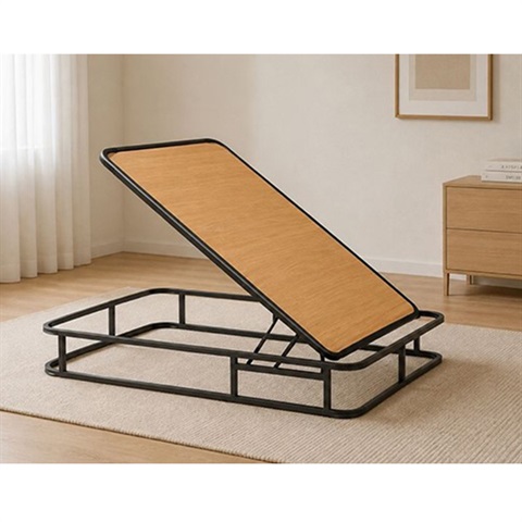 کفی تخت جکدار ام دی اف نفره 120سانت base22